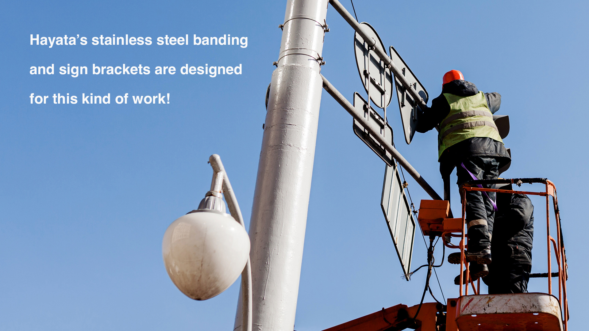 Municiapal Signs banding and brackets - Hayata Municiapal Signs banding and brackets - Hayata