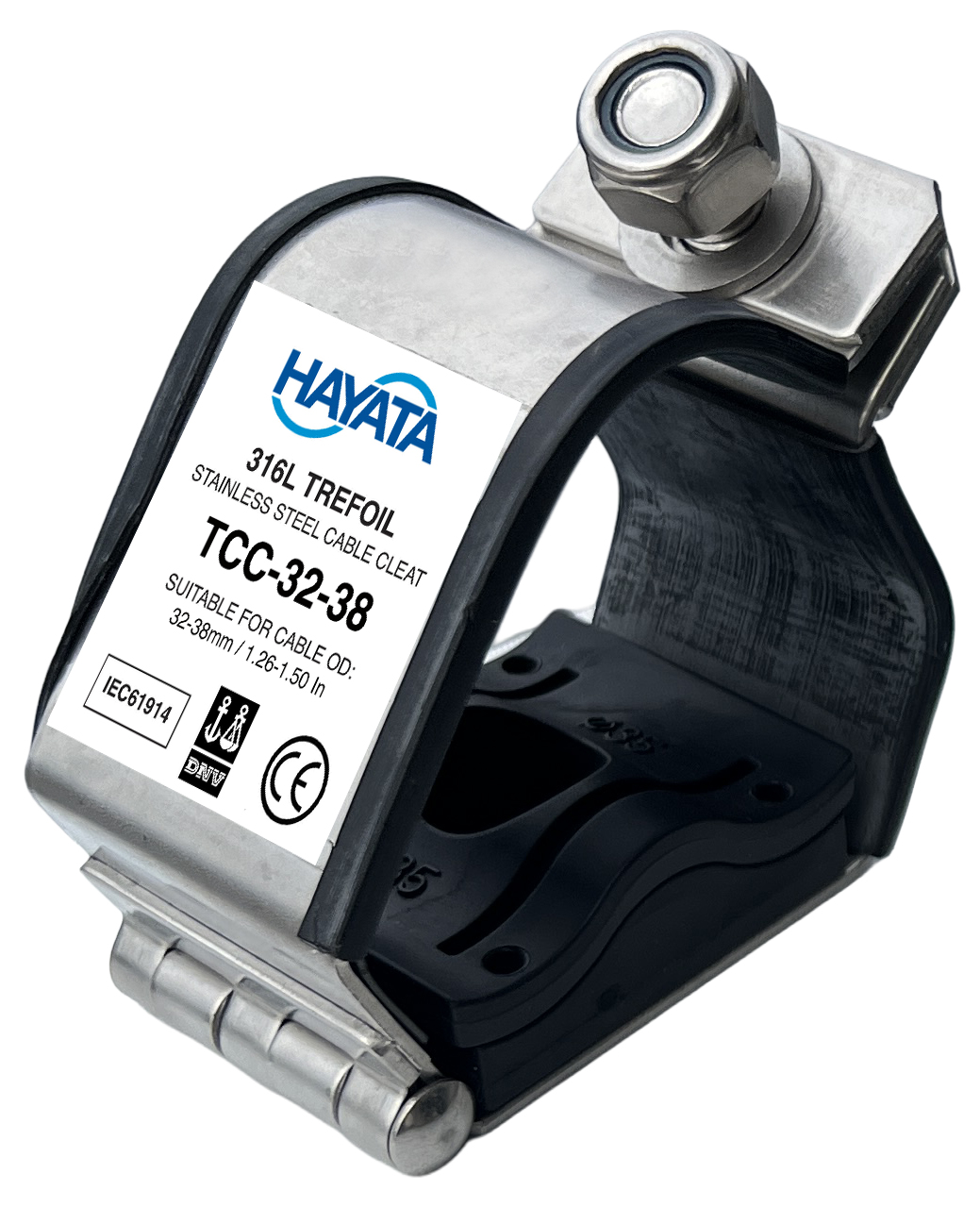 Trefoil Cleat w Label - Hayata