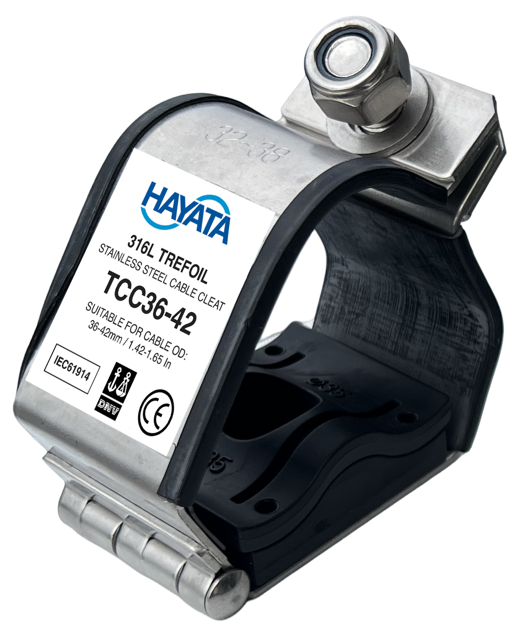 Trefoil Cleat w Label - Hayata