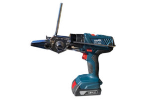 battery powered banding installation tool - Hayata