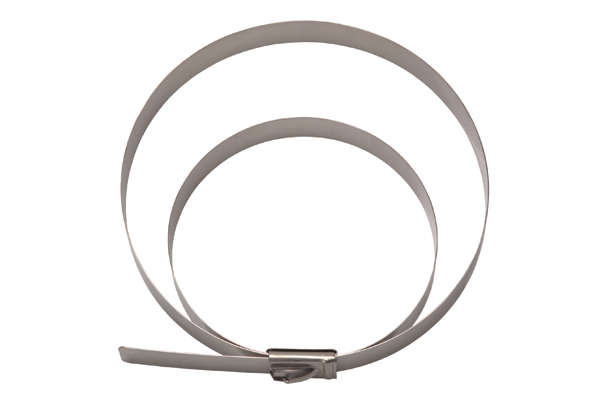 double loop stainless steel cable ties - Hayata