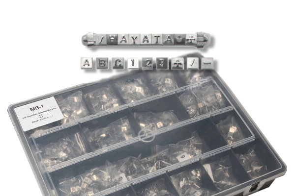 stainless steel cable markers for embossing machines - Hayata